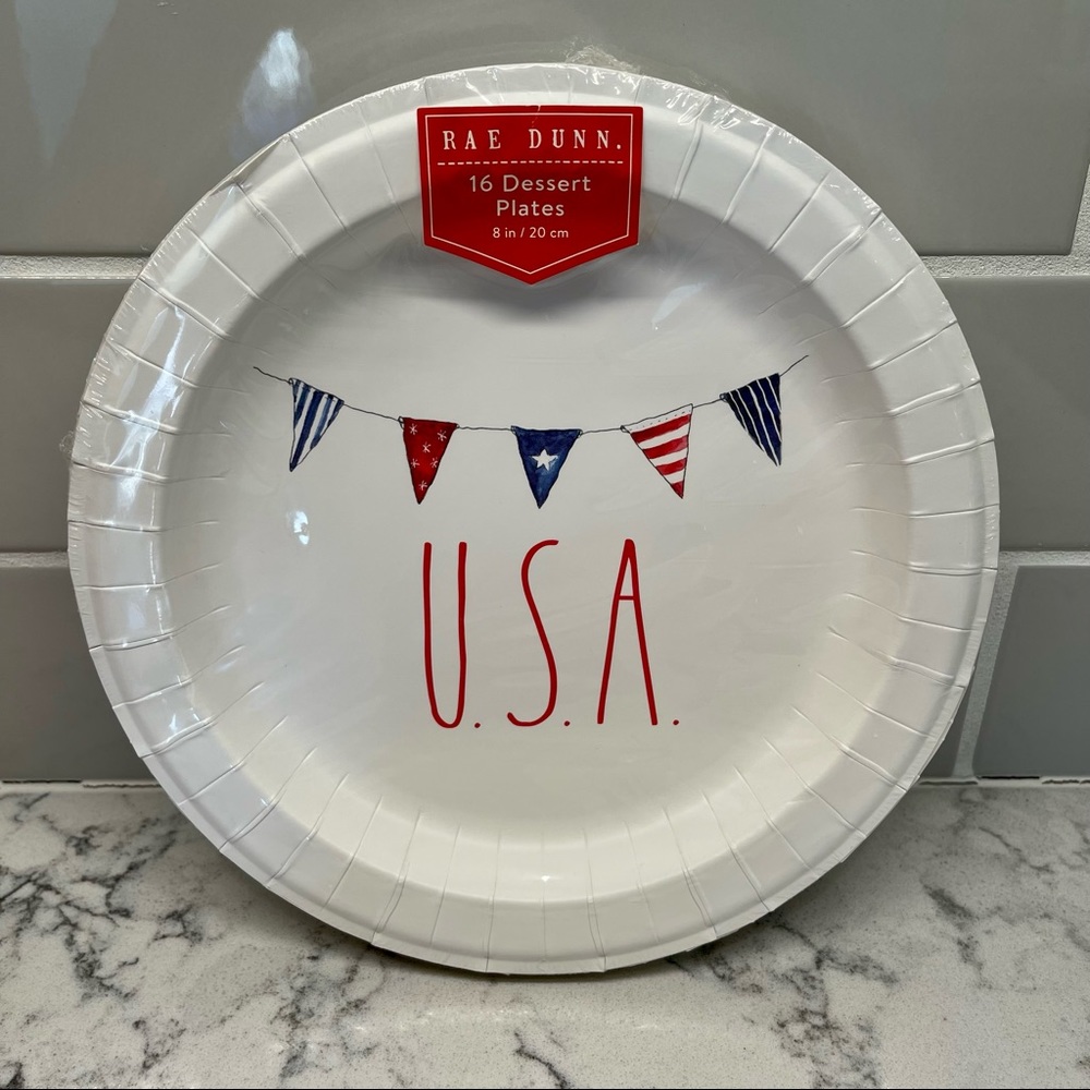 Rae Dunn Fourth of July Dessert Plates